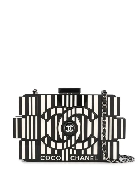 CHANEL Pre-Owned Barcode Boy Brick Lego crossbody bag Black DPBOG8134