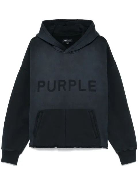 Purple Brand Shadow Wordmark hoodie Black M4104HFBB424