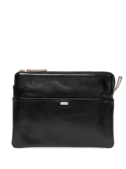 OUR LEGACY leather clutch bag Black A4248SOT