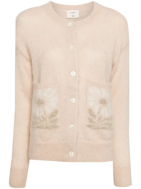 Onefifteen xSuii patterned cardigan Neutrals OF2473