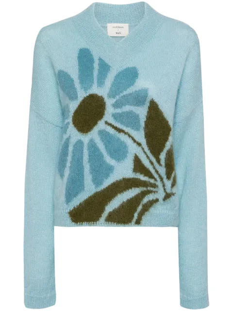 Onefifteen xSuii patterned jumper Blue OF2457