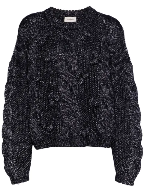 Onefifteen cable-knitted jumper Blue OF2465