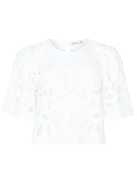 Temperley London Guinevere blouse White 24SSNEV54689