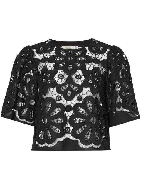 Temperley London Guinevere blouse Black 24SSNEV54689