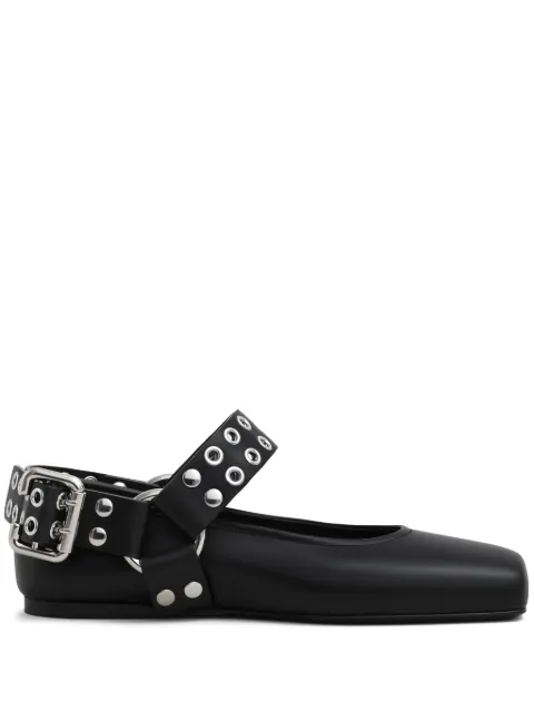 Alaïa leather ballet flats Black AA3A041CK290