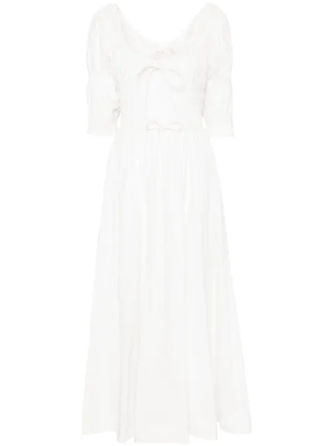 DÔEN Ischia midi dress White 2702333