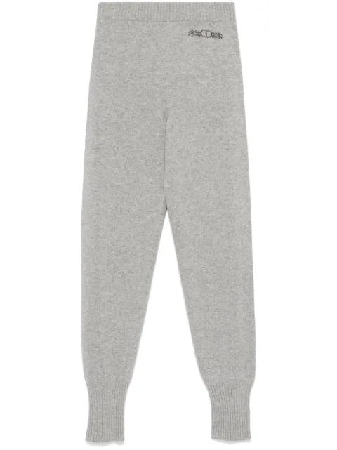 TWINSET logo-embroidered track pants Grey 242TP3801