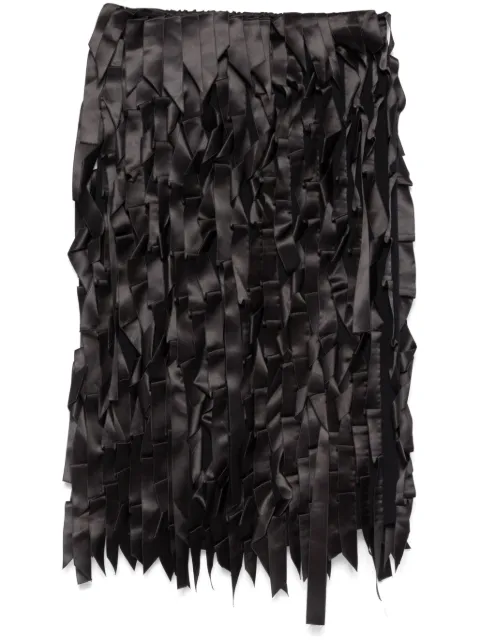 Prada ribbon-embellishment skirt Black P140YRSOOO152E