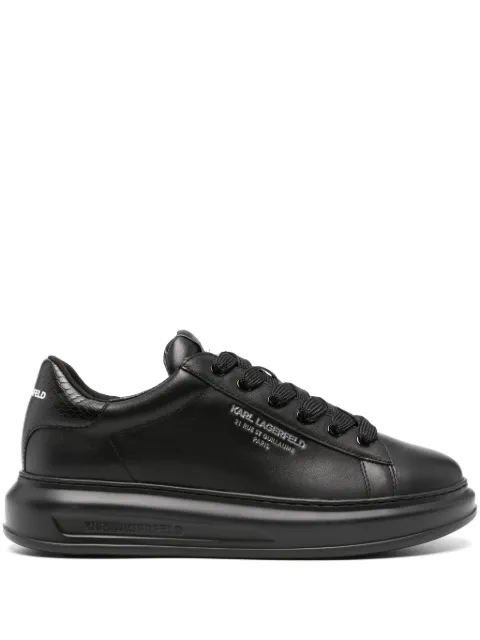 Karl Lagerfeld Python tab sneakers Black KL52584