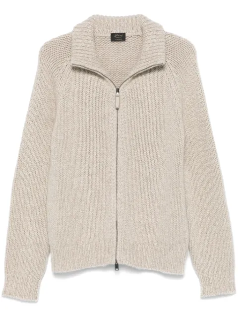 Brioni cashmere cardigan Neutrals UMT20LOCK04