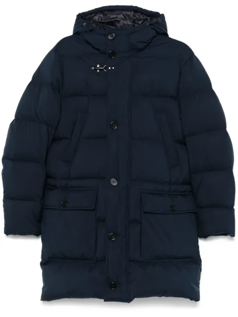 Fay hooded down parka Blue NAM33490630PGQ