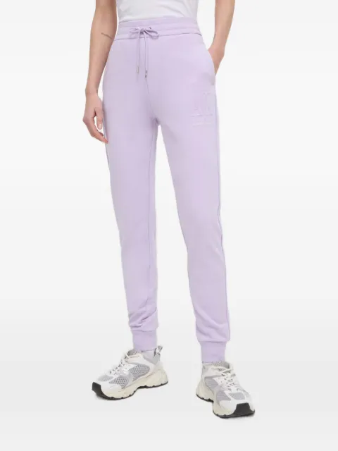 Armani Exchange drawstring logo trousers Purple 8NYPFXYJ68Z