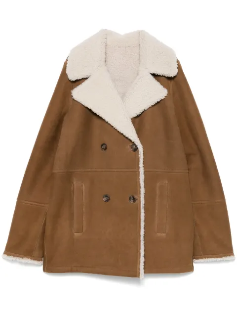 Yves Salomon suede jacket Brown 25WYM60375MSCP