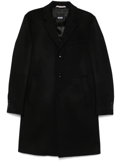 BOSS felted coat Black 50525739