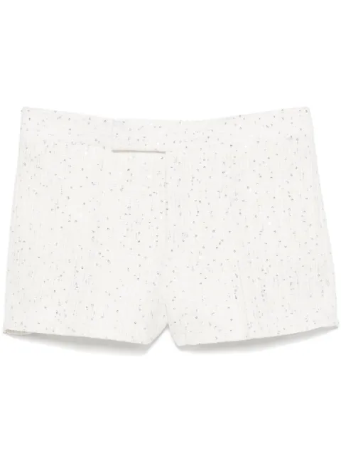 SAPIO sequined shorts White 125U0101N7C