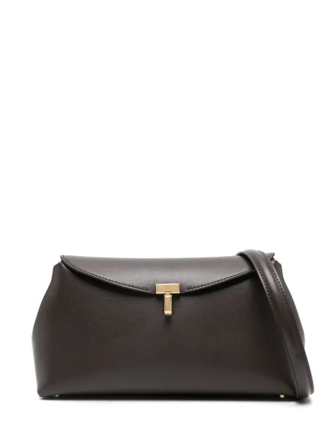 TOTEME T-lock leather top-handle bag Green 244WAL950LE0025213