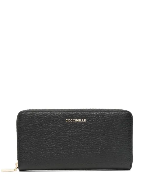 Coccinelle Metallic Soft wallet Black E2MW5110401