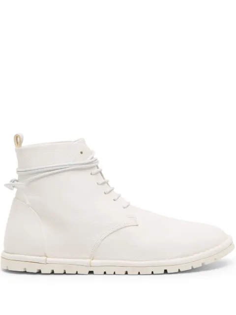 Marsèll Sancrispa lace-up leather boots White MMG007188