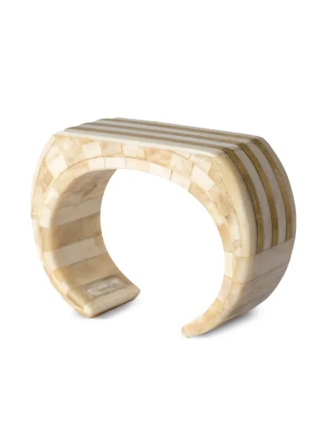 Parts of Four Crescent Plane Bracelet Neutrals 7025MBMR