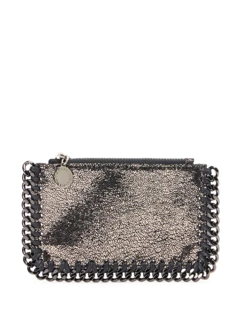 Stella McCartney Falabella zipper cardholder Black 422364WP0489