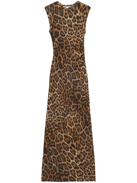 Stella McCartney leopard-print dress Neutrals 6J02943SPZ64