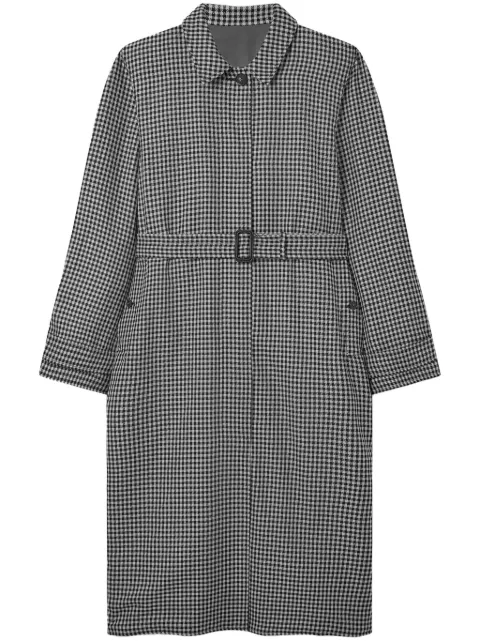 Stella McCartney checked reversible car coat Black 6700433FJ700