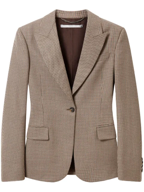Stella McCartney checkered blazer Brown 6501373FJ701