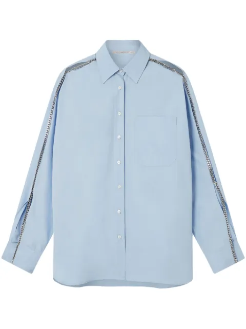Stella McCartney Falabella-chain shirt Blue 620137SMA90
