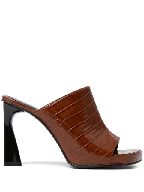 Stella McCartney Elsa Cocco Alt Reptile sandals Brown 810499AP0AU0