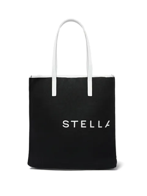 Stella McCartney logo-print tote bag Black 7B0133WP0515