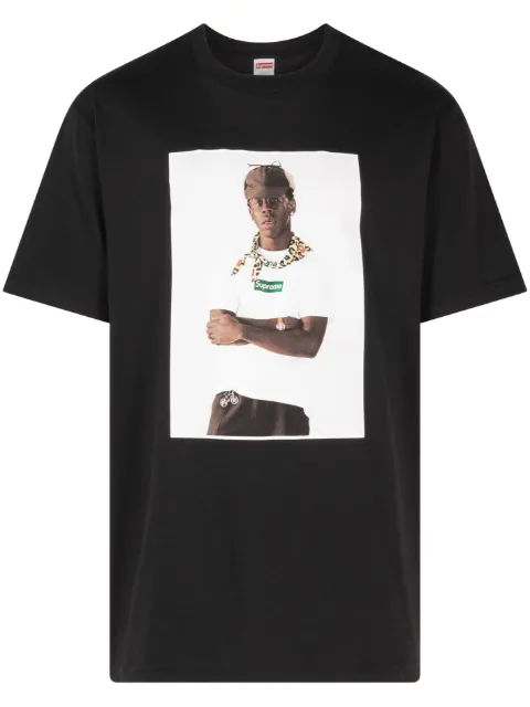 Supreme x Tyler The Creator printed T-shirt Black SU510