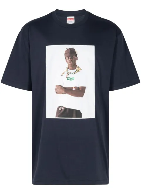 Supreme x Tyler The Creator photograph-print T-shirt Blue SU513