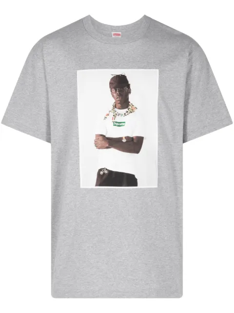 Supreme x Tyler The Creator photograph-print T-shirt Grey SU512