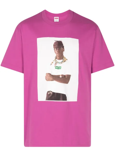 Supreme x Tyler The Creator photograph-print T-shirt Pink SU514