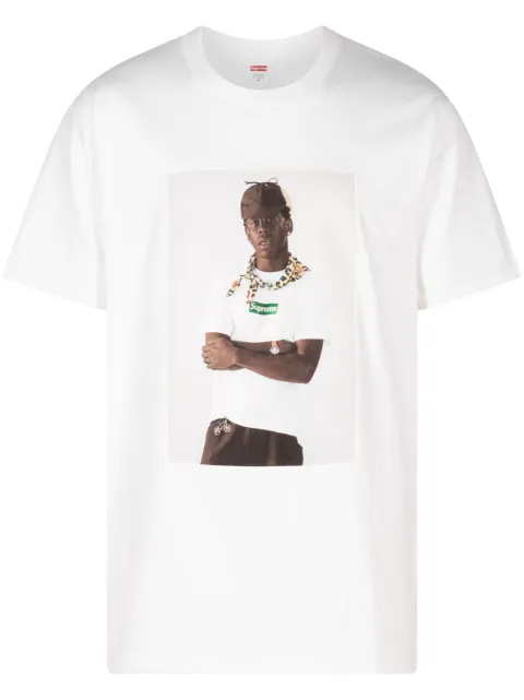 Supreme x Tyler The Creator printed T-shirt White SU517