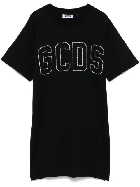 GCDS crystal-logo T-shirt Black A2OW2301JD9