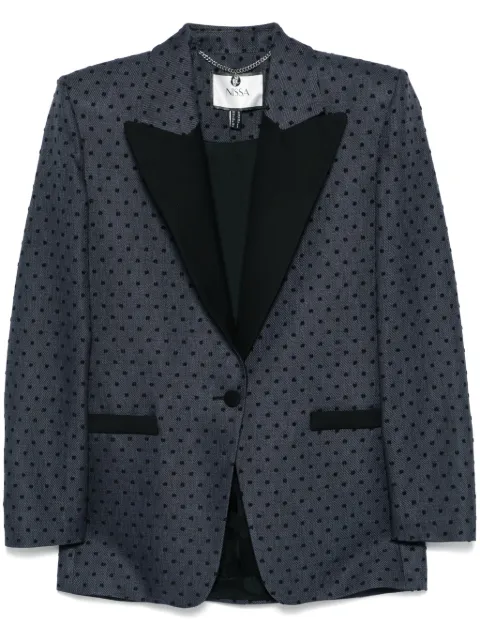 NISSA polka-dot blazer Grey S15164GREY