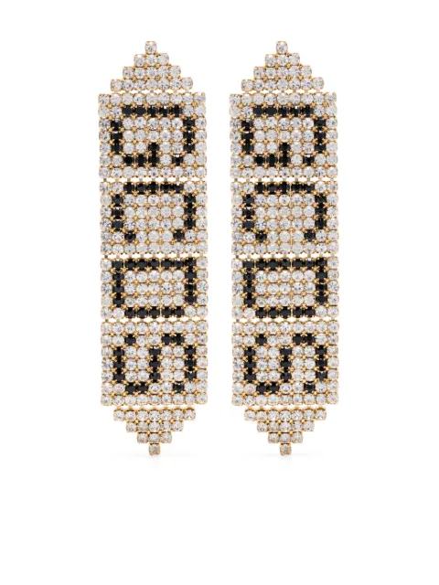 GCDS Logo earrings Gold A2OW6200AE4