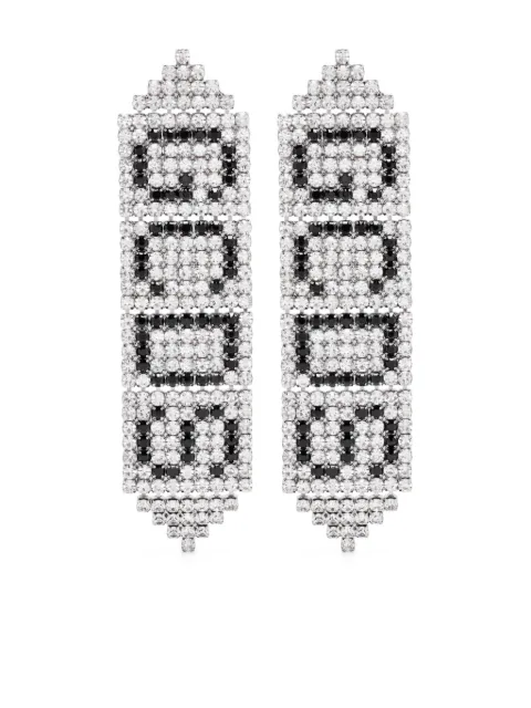GCDS Logo earrings Silver A2OW6200AE4