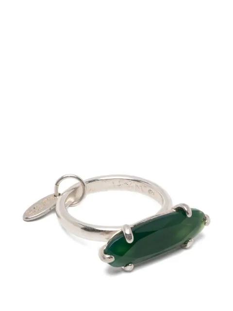 Wouters & Hendrix agate-embellishment ring Silver RF86VSS