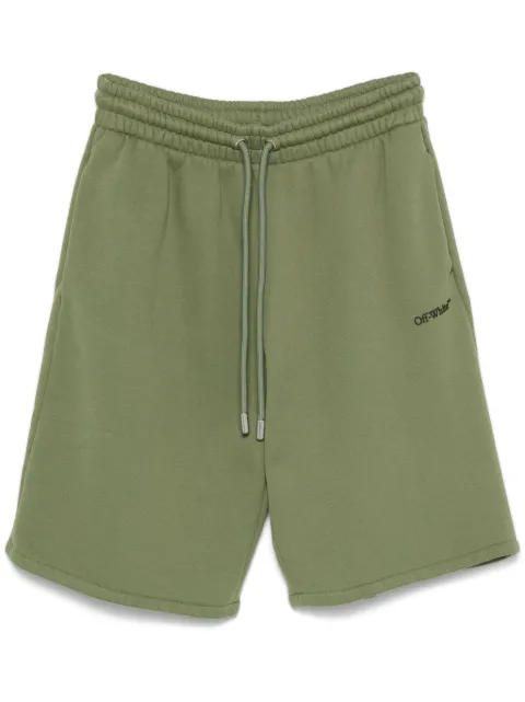 Off-White Arrows-motif shorts Green OMCI013F24FLE003