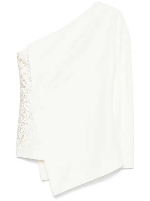 Genny one-shoulder top White 77AJM689N0115