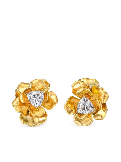 Anabela Chan 24kt yellow gold Reine de Soleil stud earrings Gold AC23AB10EAGAWD