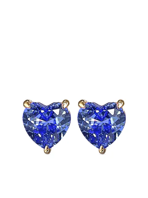 Anabela Chan 18kt gold vermeil mini sapphire stud earrings Gold AC21LH15ESYGBS