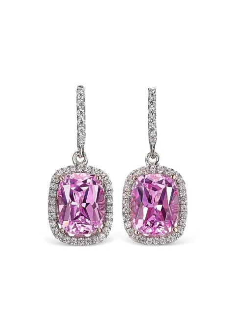 Anabela Chan 18kt white gold Begonia Comet earrings Silver AC23CC10ESWGBS