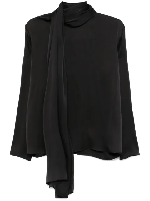 Magda Butrym satin blouse Black 140924