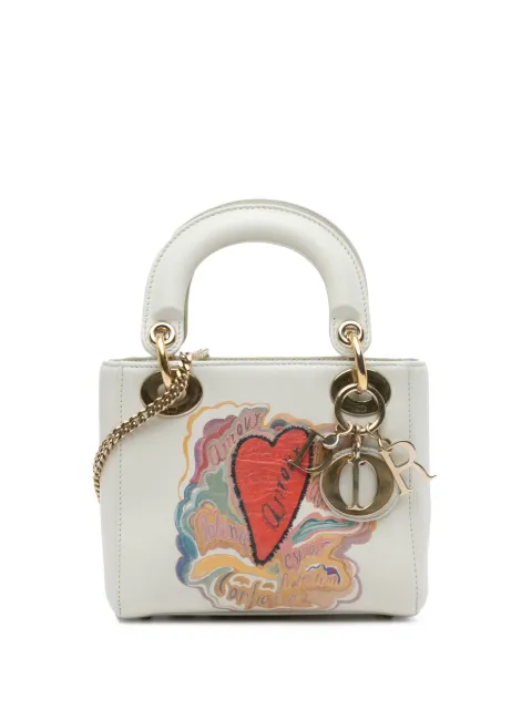 Christian Dior Pre-Owned 2018 x Niki De Saint Phalle Dioramour Mini Lady Dior satchel White 38Q7YRN8A2QNIVGM