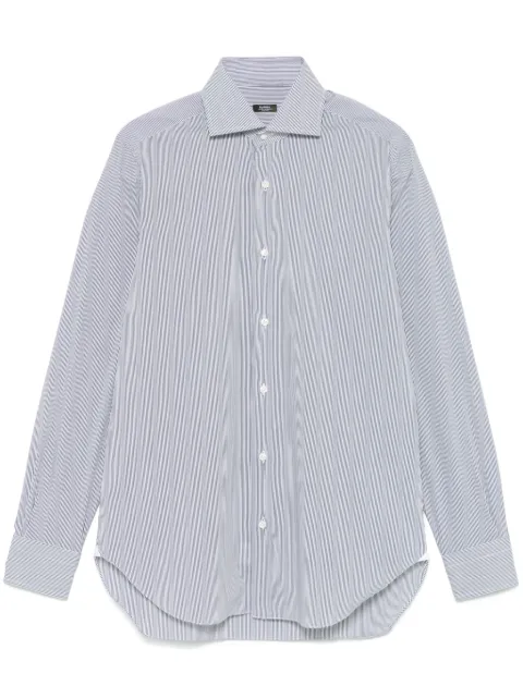Barba striped shirt Blue I1U13P0144005
