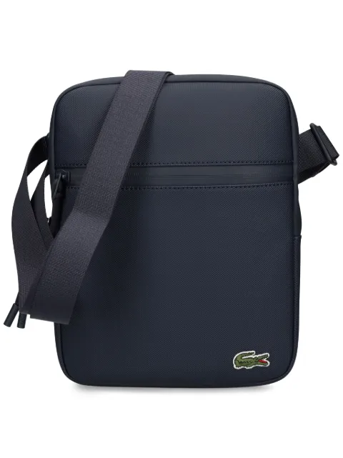 Lacoste zipped medium shoulder bag Blue NH3308LV