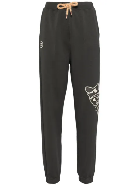 A BATHING APE® logo-appliqué sweatpants Grey APTB650XXN